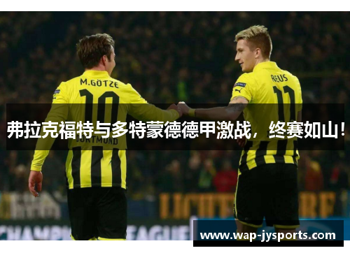弗拉克福特与多特蒙德德甲激战，终赛如山！